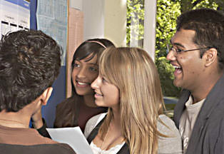 Duff Miller Sixth-form College students